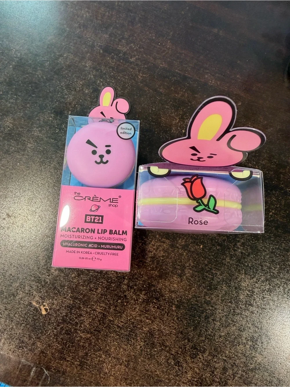BT21 Pink Macaron Lip Balm - Moisturizing & Nourishing
